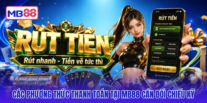 Các phương thức thanh toán tại MB88 cần đối chiếu kỹ