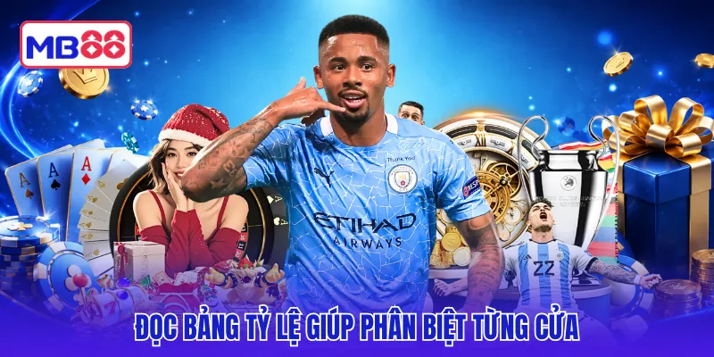 Đọc bảng tỷ lệ giúp phân biệt từng cửa