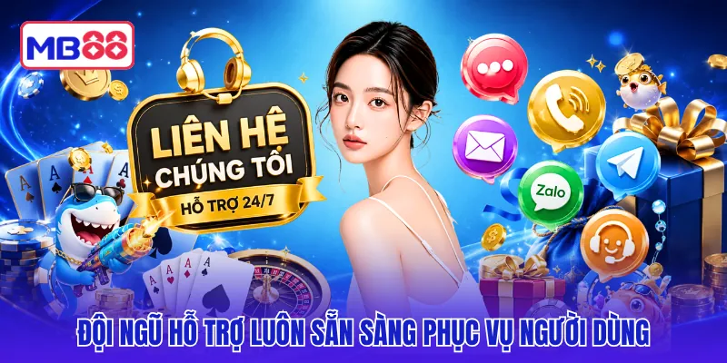 Đội ngũ hỗ trợ luôn sẵn sàng phục vụ người dùng