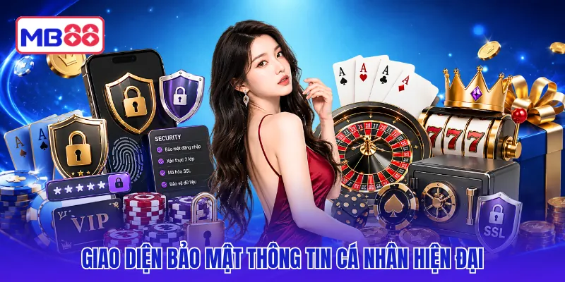Giao diện bảo mật thông tin cá nhân hiện đại