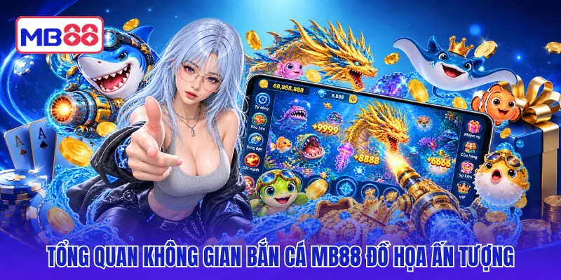 Tổng quan không gian bắn cá MB88 đồ họa ấn tượng
