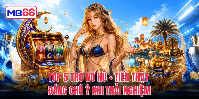 Top 5 Trò Nổ Hũ + Tiền Thật